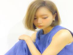 前髪なしボブで大人な私に。顔周りのニュアンスで色っぽさは作れる♡