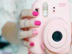 ぽわっ。と色づく甘さに気づけば虜になっていた。ほんのり優しさ香るピンクネイル