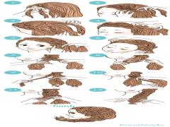 ざっくり編込みがカワイイ☆フィッシュボーン風アレンジ【イラスト付き】