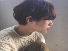 暗髪で作る今っぽいスタイル。ほっこり秋カラーでシーズンライクな髪に仕上げて