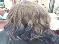 ブルー、グリーン、バイオレットを入れたの寒色系個性派カラー☆