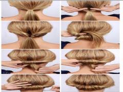 セルフで簡単！ひとつ結びに一手間プラスでできるギブソンタックのまとめ髪