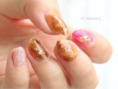 オシャレだけどハードル高め？ガーリー派さんのためのべっ甲ネイル15選♡