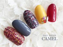 ツイードニットネイルや冬色ネイル。冬にしたいオシャレネイル集