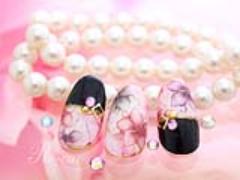 花びらネイルシール×ワイプアートの簡単セルフネイルの方法