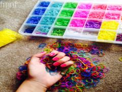 カラーゴムはもっと使える！季節を問わないポップなアレンジしましょ♡