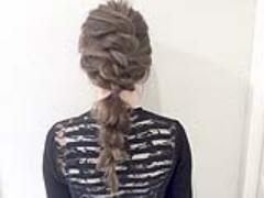 5分で完成！ネジネジロープ編みの簡単オシャレポニテアレンジ