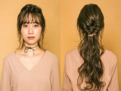 冬コーデにピッタリ！小物でオシャレな簡単モテヘアアレンジ