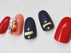 暖色と寒色の組み合わせで目をひく指先に 【3D Attacker】