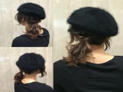 周りのあのコと差を付ける、ベレー帽でのヘアアレンジ4選