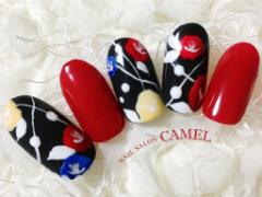 袴や着物にもぴったり！上品な和柄ネイルデザインで大和撫子に