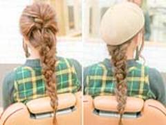 不規則な編み目がかわいい！垢抜けダウンスタイルアレンジ