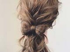 簡単!!ヘアゴム3本でできる立体的なリボンヘアアレンジ！