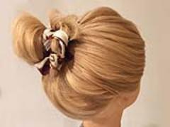 超絶オシャレ☆スカーフを使った大人カワイイお団子ヘアアレンジ