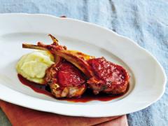 カリフラワーが名サポーター！照り焼きラムとカリフラワーのペースト