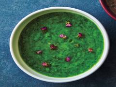 小松菜としょうがのポタージュ