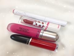 お食事デートでも安心な落ちないリップはどれ？ マットリップ4種を比較♡