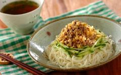 パワーチャージできる！ 食べごたえのある肉みそ素麺
