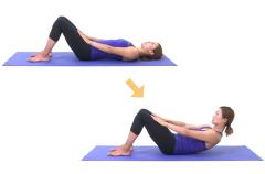 毎日数回でOK！速攻でポッコリ下腹を撃退・体幹トレーニング