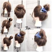 ひとつにまとめるだけじゃない！お呼ばれや、浴衣にも大活躍！お団子ヘアアレンジ