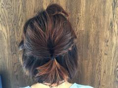簡単ボブ&amp;ミディアム向けヘアアレンジ！おでこ出しで簡単にイメチェンを叶える