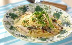 旬の味で手軽に本格イタリアン！ サンマのオイルパスタ