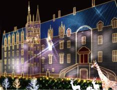 冬の大阪城で「大阪城イルミナージュ」和のイルミネーションで幕末へタイムスリップ