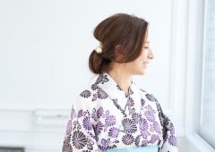 夏の浴衣スタイルをよりおしゃれに♪マジェステを使ったまとめ髪【動画つきヘアアレンジ