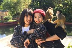 武田玲奈＆上原実矩、伊豆高原で興奮体験　キュートな部屋着2ショットも披露