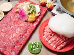 もこもこを○○して食べるとは！ 羊＆牛の無限ループ必至な、しゃぶしゃぶ食べ放題専門店