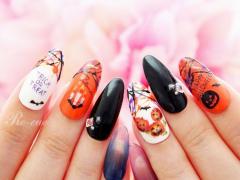 秋と言えばハロウィンネイル！仮装は無理でも指先だけでもハロウィン気分を楽しんで!!