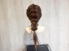 【簡単ヘアアレンジ】浮き出て見える編み目がかわいいスペードポニーテールのやり方！