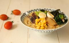 汁まで飲み干せる！ 子どもにも安心の、とんこつ風「豆乳ラーメン」【今日の時短ごはん