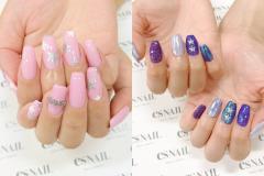 夜空に輝く星を指先にも散りばめて！お目立ちキラキラネイルで視線を独り占め