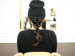 ニット帽に合わせたい！セミロング～ロングさん向けくるりんぱ4連発のヘアアレンジ