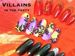 2017年はヴィランズの美意識に魅せられて。ちょっぴり悪女なパーティーネイルデザイン
