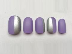 モードなバイカラーのマットネイル【365日ネイル】 |