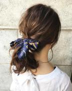 簡単なのに即華やげる♡大人の「スカーフヘアアレンジ」8連発