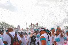 泡まみれになる新感覚のパーティー系ファンラン「バブル・ラン」2018