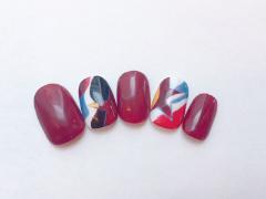 ポップな星柄も秋色なら大人デザインにチェンジ！【365日ネイル】 |