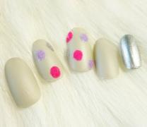 100均パウダーでできる簡単ふわもこベルベットネイルのやり方♡