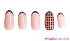 ピンクの誘惑でとろりと甘い、正統派「千鳥格子」ネイル | lMAQUIA
