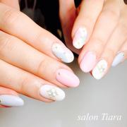 お上品な可愛さ♡冬のオフィスネイルはアーガイル柄できまり