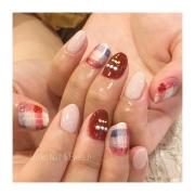 ほっこり可愛い♡この冬大人気のブランケットネイル×カラー見本帳