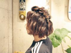 ボブヘアさん・ショートヘアさん向けヘアアレンジ☆ ゆるふわねじり編み込みアレンジ