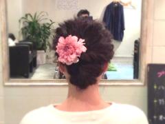 【式典向けヘアアレンジ】ポニーテール＆編み込みMIXのフルアップスタイルでフォーマルな