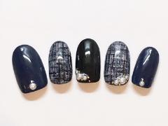シャネルのジャケット風ツイードネイルで、ワンランク上の女性に【365日ネイル】 |