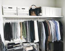 お洋服が取り出しやすい♡クローゼットのスッキリ収納テク