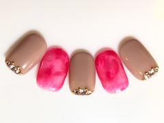 デートにおすすめ！ピンク＆レッドのダイダイネイル【365日ネイル】 |