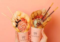 ワッフルアイス専門店「Popping Waffle」名古屋に誕生　カラフルスイーツはSNS映え抜群